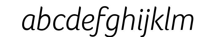Foco Light Italic