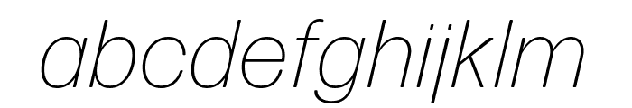Forma DJR Micro Extra Light Italic