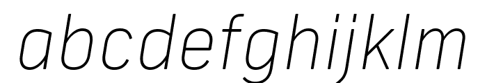 Frank New Thin Italic