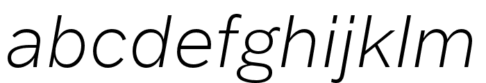 Franklin Gothic ATF Extra Light Italic