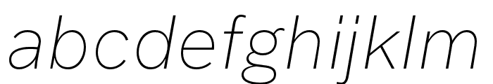 Franklin Gothic ATF Thin Italic