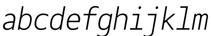 Gemeli Mono Light Italic