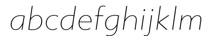 Gibbs Thin Italic