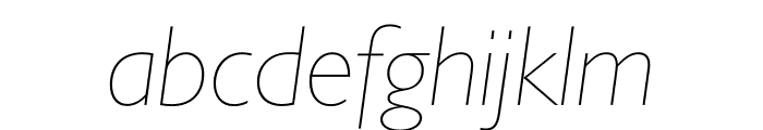 Gill Sans Nova UltraLight Italic