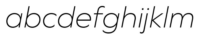 Graphie ExtraLight Italic