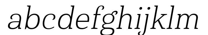 Haboro Serif Norm Light It