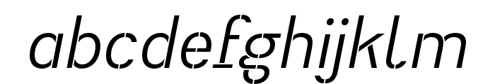 Heimat Stencil Regular Italic