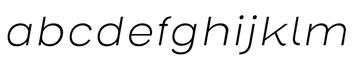 Henderson Sans ExtraLight Italic