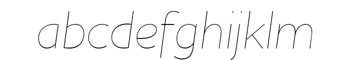 Houschka Rounded Thin Italic