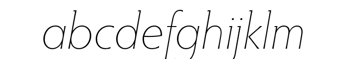 Hypatia Sans Pro ExtraLight Italic