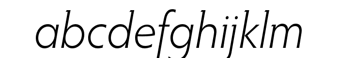 Hypatia Sans Pro Light Italic