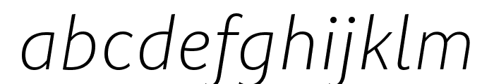Komet ExtraLight SC Italic