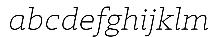 Laski Slab Light Italic