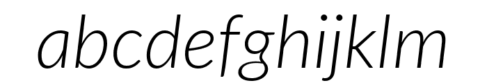 Lato Light Italic