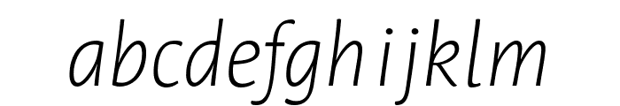 Leksa Sans Extra Light Italic