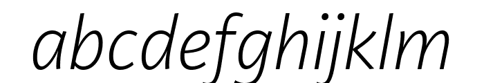 Lemance Light Italic