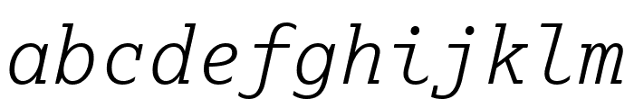 Lexia Mono Light Italic