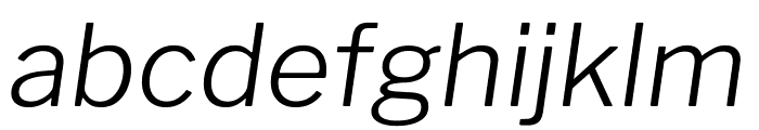 Libre Franklin Light Italic