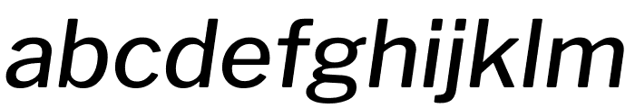 Libre Franklin Medium Italic