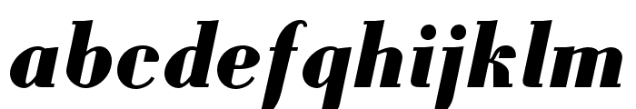 Louvette Text Black Italic