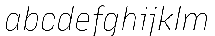 Margin MVB Extra Light Italic