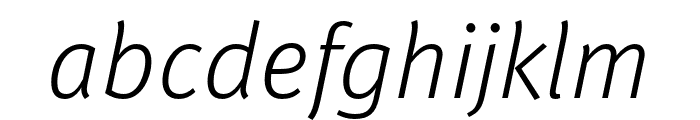 Meta Pro Light Italic