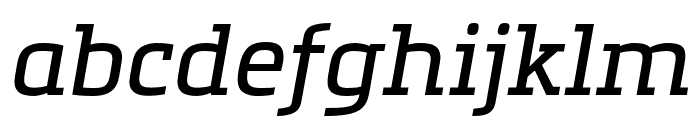 Metronic Slab Pro Regular italic