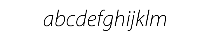 Myriad Arabic Light Italic