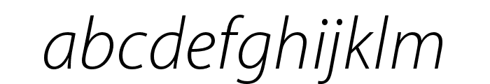 Myriad Hebrew Light Italic