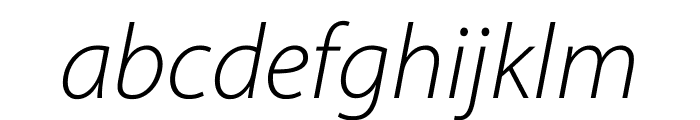 Myriad Pro Light SemiExtended Italic