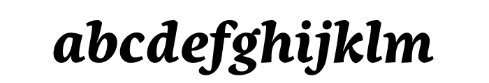 Nassim Latin Extrabold Italic
