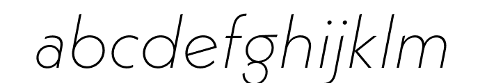 Neue Kabel ExtraLight Italic