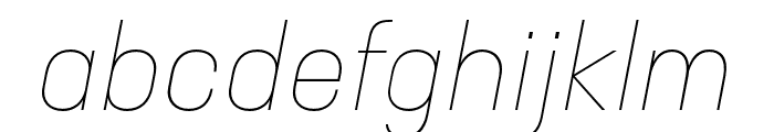 Neusa Next Std Condensed Thin Italic