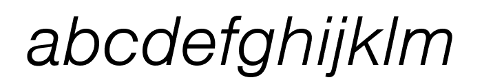 Nimbus Sans Round Light Italic