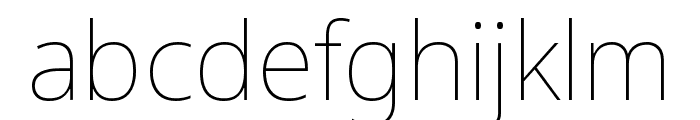 Noto Sans Condensed Thin