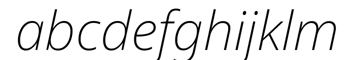 Noto Sans ExtraCondensed ExtraLight Italic