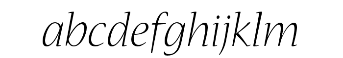 Nueva Std Light Condensed Italic
