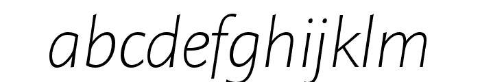 Pelago Light Italic