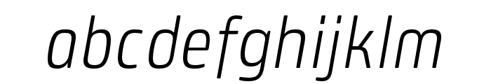 Plau Light Italic
