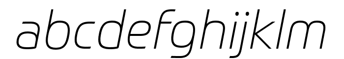 Prometo Thin Italic