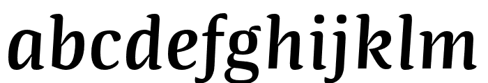 Quador SemiBold Italic