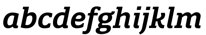 Quatro Slab SemiBold Italic