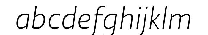 Ratio Light Italic