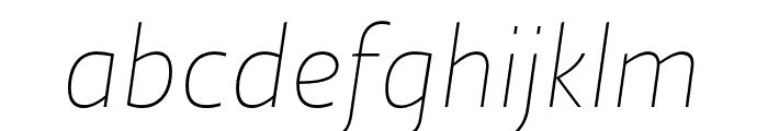 Ratio Thin Italic
