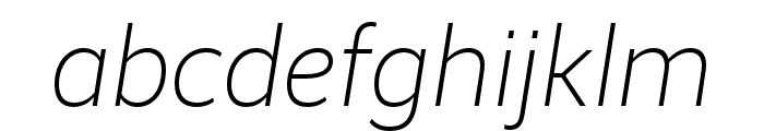 RealistWide Light Italic