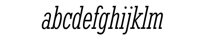 Rockwell Nova Condensed Light Italic