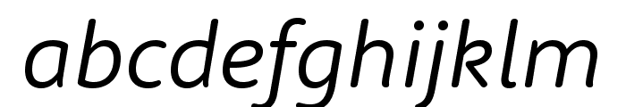 RooneySans Light Italic