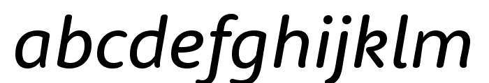 RooneySans Regular Italic