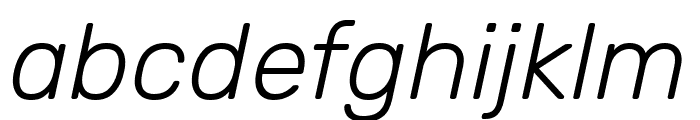 Rubik Light Italic