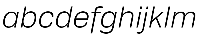 Runda Light Italic